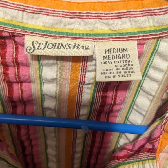 St. John's Bay button down, size medium - Picture 2 of 3